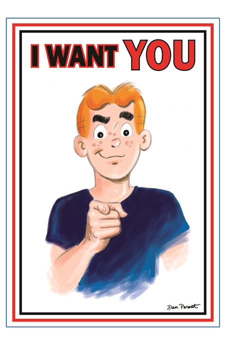 ARCHIE COMICS CELEBRATES AMERICAS 250TH (ONE SHOT) COVER C DAN PARENT UNCLE SAM POSTER ART VARIANT