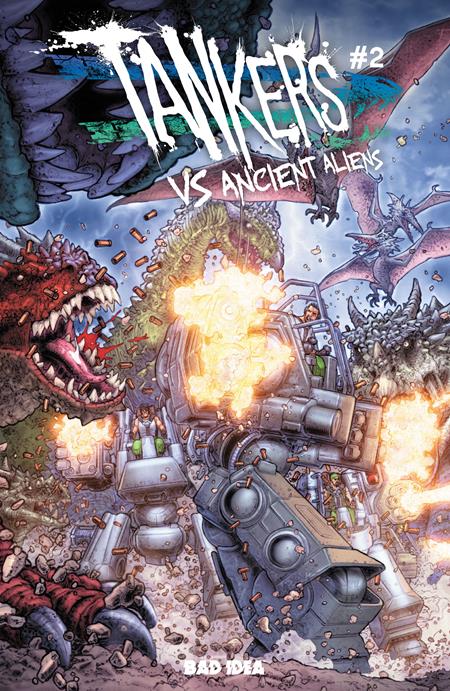 TANKERS VS ANCIENT ALIENS #2 (OF 4) COVER C JUAN JOSE RYP VARIANT