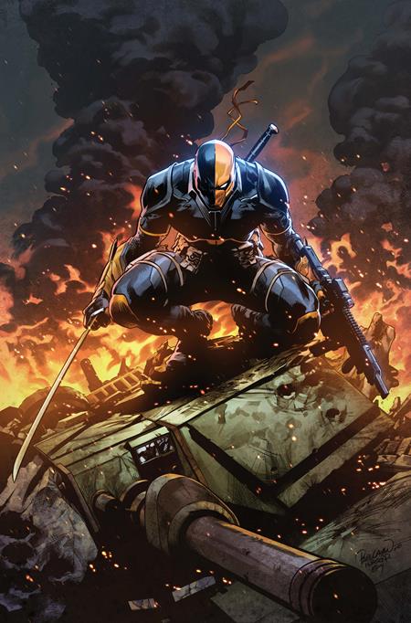 DEATHSTROKE THE TERMINATOR #5 COVER D CARLO PAGULAYAN CARD STOCK VARIANT
