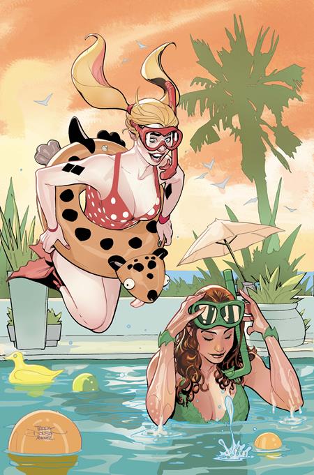 HARLEY QUINN #64 COVER C TERRY DODSON & RACHEL DODSON CARD STOCK VARIANT