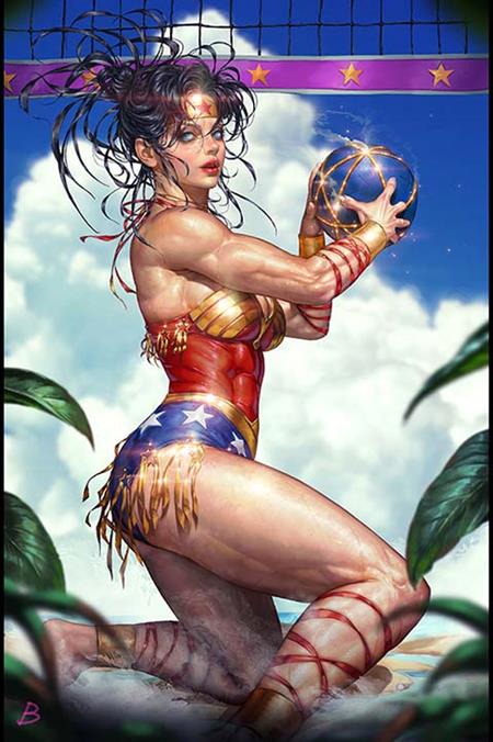 WONDER WOMAN #35 COVER E KYUYONG EOM SWIMSUIT CARD STOCK VARIANT