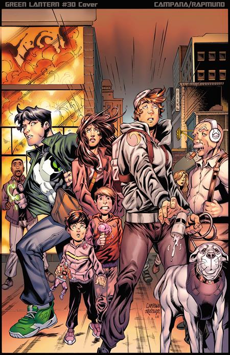GREEN LANTERN #37 COVER C CHRIS CAMPANA & NORM RAPMUND CARD STOCK VARIANT