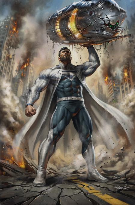 SUPERMAN FATHER OF TOMORROW #3 (OF 6) COVER C LUCIO PARRILLO CARD STOCK VARIANT