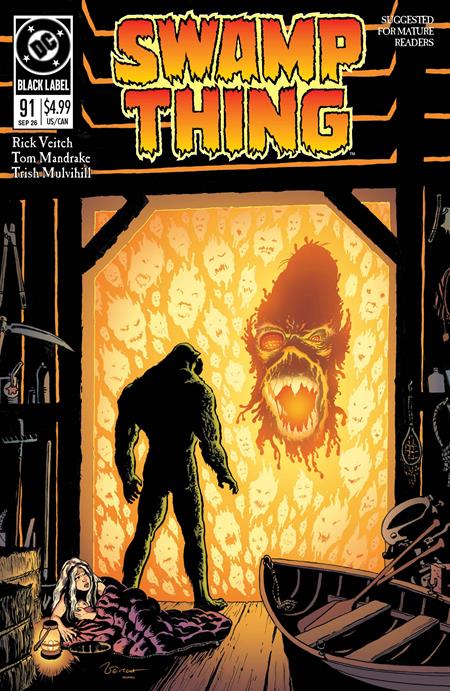 SWAMP THING 1989 #4 (O 4) COVER B RICK VEITCH FOIL VARIANT
