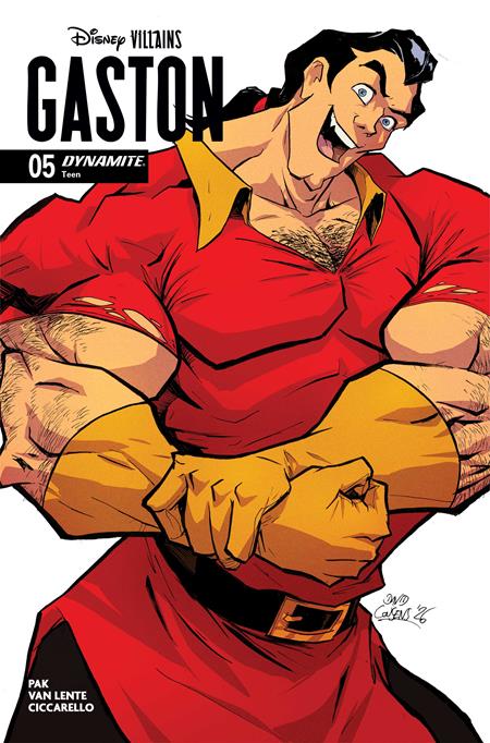 DISNEY VILLAINS GASTON #5 COVER D DAVID COUSENS VARIANT