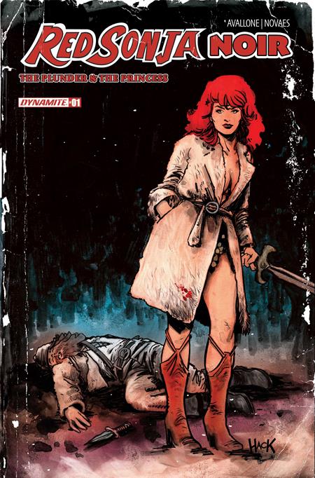 RED SONJA NOIR THE PLUNDER AND THE PRINCESS #1 (ONE SHOT) COVER B ROBERT HACK VARIANT