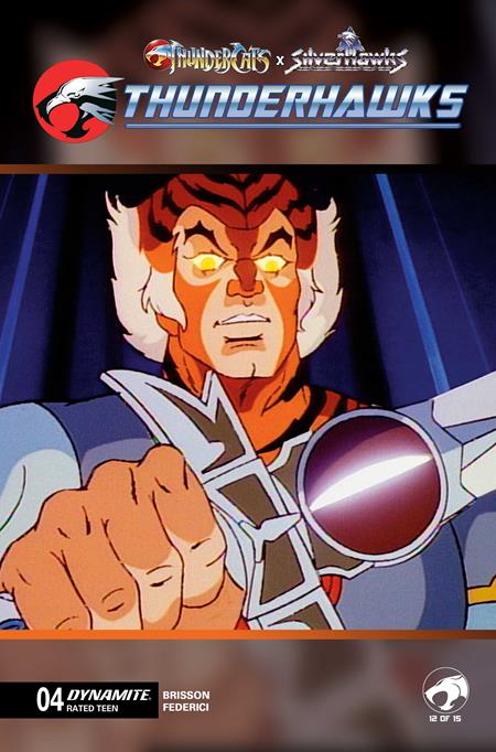 THUNDERCATS X SILVERHAWKS THUNDERHAWKS #4 COVER E ANIMATION ART VARIANT
