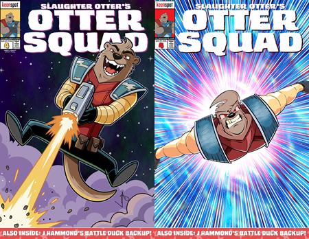 OTTER SQUAD #4 COVER C MIKE LEMAY & MATT RODGERS STAR SPANGLED SPOT FOIL VARIANT