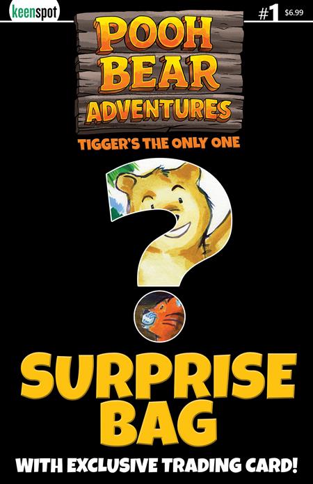 POOH BEAR ADVENTURES TIGGERS THE ONLY ONE #1 (ONE SHOT) COVER D SURPRISE BAG WITH TRADING CARD VARIANT