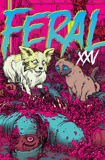 FERAL #25 COVER C CHRIS BURNHAM & RICO RENZI VARIANT