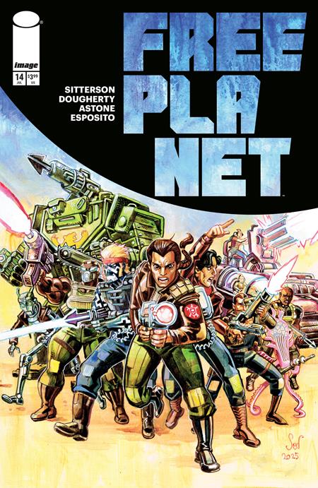 FREE PLANET #14 COVER A JED DOUGHERTY