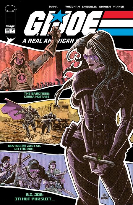 GI JOE A REAL AMERICAN HERO #117 HAMA FILES EDITION COVER B CHRIS MOONEYHAM VARIANT