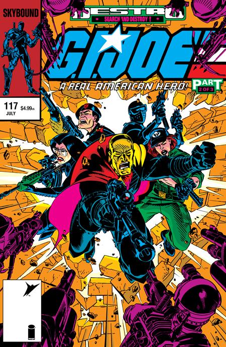 GI JOE A REAL AMERICAN HERO #117 HAMA FILES EDITION COVER C MICHAEL GOLDEN FOIL VARIANT