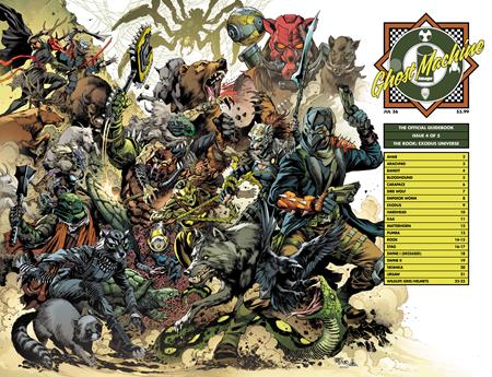 GHOST MACHINE THE OFFICIAL GUIDEBOOK #4 (OF 5) COVER C IVAN REIS & DANNY MIKI WRAPAROUND VARIANT