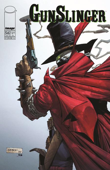 GUNSLINGER SPAWN #56 COVER A CARLO BARBERI