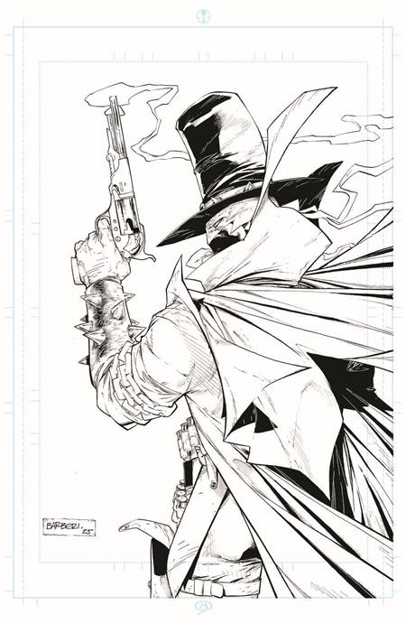 GUNSLINGER SPAWN #56 COVER B CARLO BARBERI RAW ART VARIANT