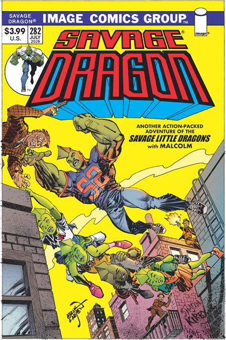 SAVAGE DRAGON #282 COVER B ERIK LARSEN VARIANT (MR)