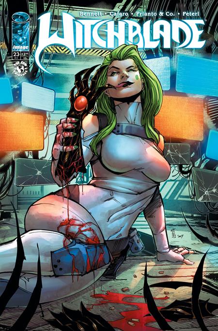 WITCHBLADE #23 COVER A GIUSEPPE CAFARO & ARIF PRIANTO (MR)
