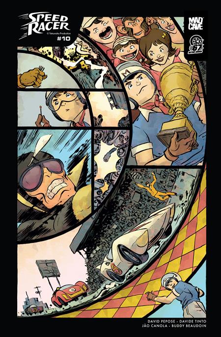 SPEED RACER #10 COVER B JESSE LONERGAN CONNECTING RETRO VARIANT