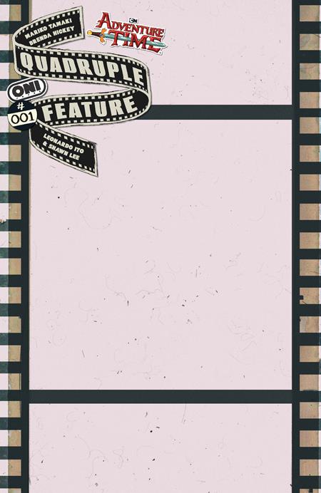 ADVENTURE TIME QUADRUPLE FEATURE #1 (OF 4) COVER C CELLULOID BLANK SKETCH VARIANT