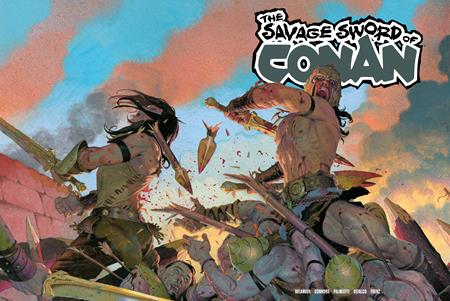 SAVAGE SWORD OF CONAN #15 COVER D ESAD RIBIC WRAPAROUND CARDSTOCK VARIANT (MR)