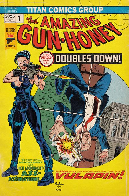 GUN HONEY DOUBLES DOWN #2 (OF 4) COVER G NUNO PEREIRA HOMAGE VARIANT (MR)