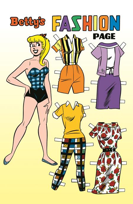 ARCHIE COMICS 85TH ANNIVERSARY PRESENTS BETTY & VERONICA FASHION PAGES (ONE-SHOT) COVER B DAN DECARLO BETTY PIN-UP VARIANT