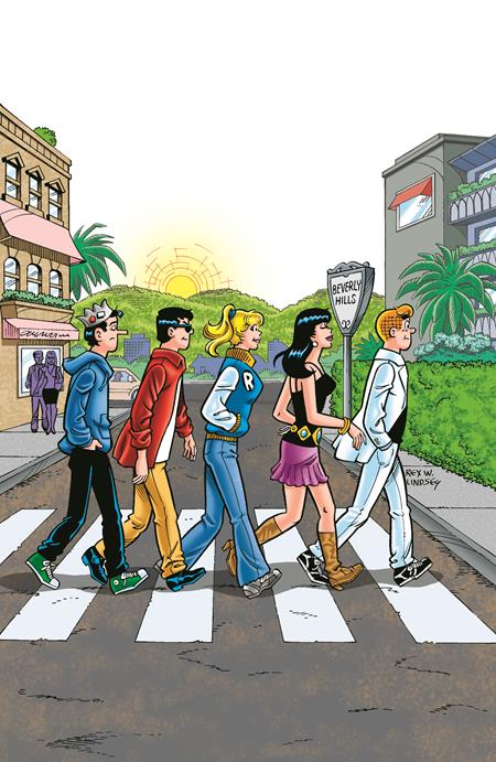 LAUGH #166 FACSIMILE EDITION COVER F REX LINDSEY FOIL FULL ART ABBEY ROAD VARIANT