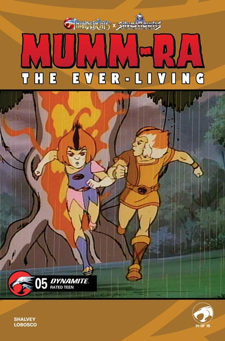 MUMM RA THE EVER LIVING #5 COVER E ANIMATION ART VARIANT