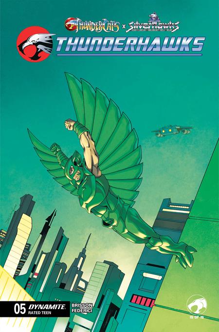 THUNDERCATS X SILVERHAWKS THUNDERHAWKS #5 COVER B DECLAN SHALVEY VARIANT