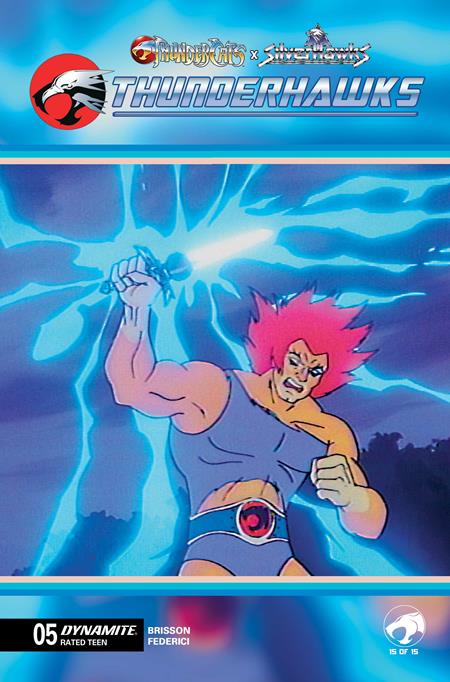 THUNDERCATS X SILVERHAWKS THUNDERHAWKS #5 COVER E ANIMATION ART VARIANT