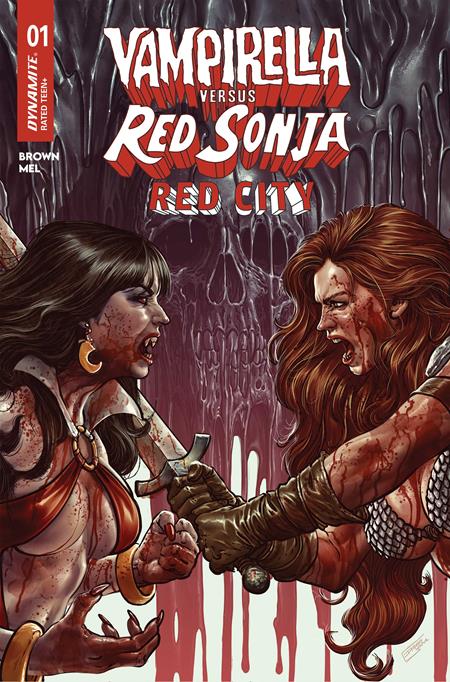VAMPIRELLA VS RED SONJA RED CITY #1 COVER B DIEGO YAPUR VARIANT