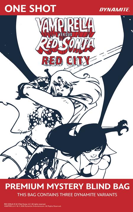 VAMPIRELLA VS RED SONJA RED CITY #1 COVER F PREMIUM MYSTERY BLIND BAG VARIANT