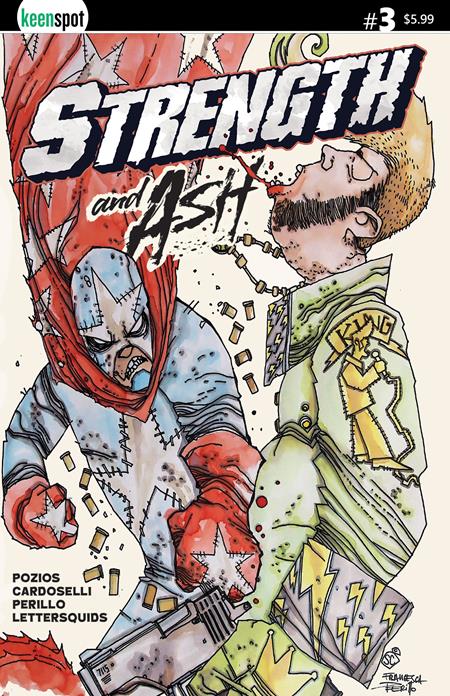 STRENGTH & ASH #3 COVER A STEFANO CARDOSELLI & FRANCESCA PERILLO KING OF FIGHTERS