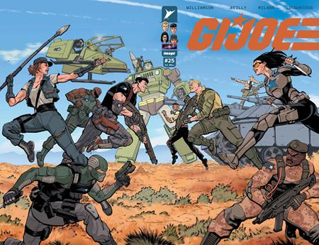 GI JOE #25 COVER A TOM REILLY WRAPAROUND
