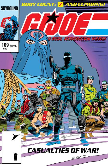GI JOE A REAL AMERICAN HERO #109 HAMA FILES EDITION COVER A LEE WEEKS