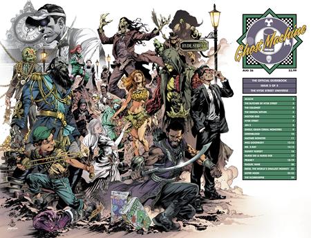 GHOST MACHINE THE OFFICIAL GUIDEBOOK #5 (OF 5) COVER C IVAN REIS & DANNY MIKI WRAPAROUND VARIANT