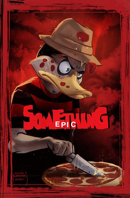 SOMETHING EPIC #14 COVER B SZYMON KUDRANSKI NIGHTMARE ON ELM STREET HOMAGE VARIANT