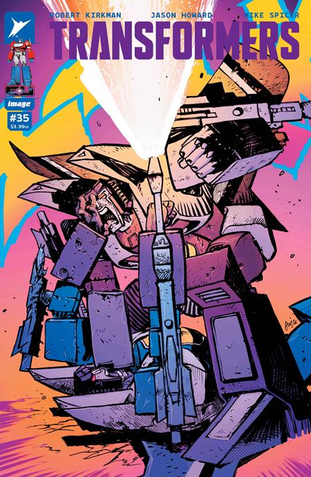 TRANSFORMERS #35 COVER B DANIEL WARREN JOHNSON & MIKE SPICER VARIANT