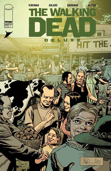 WALKING DEAD DELUXE #142 COVER B CHARLIE ADLARD & DAVE MCCAIG VARIANT (MR)