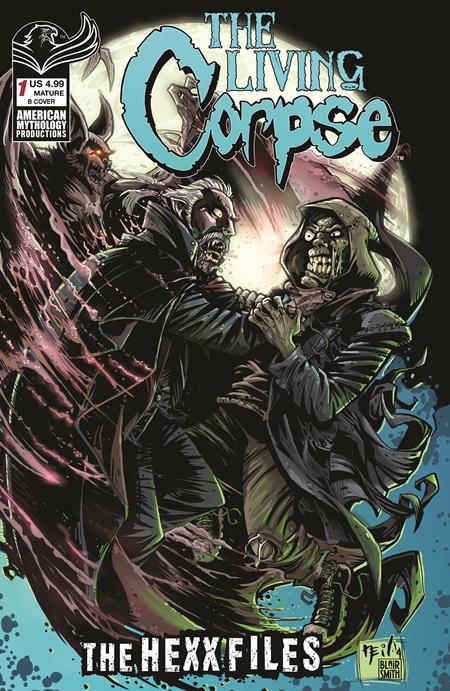 LIVING CORPSE HEXX FILES #1 COVER B NEIL VOKES VARIANT (MR)