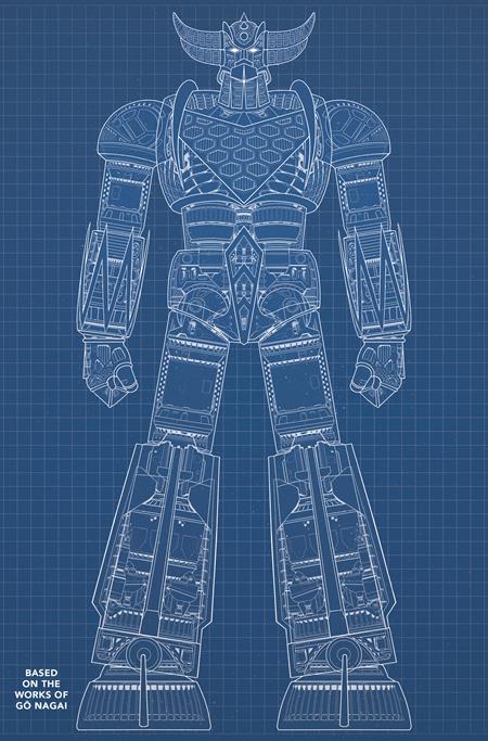 UFO ROBOT GRENDIZER #1 (OF 4) COVER E BLUEPRINT DENIS BAJRAM & BRICE COSSU VARIANT