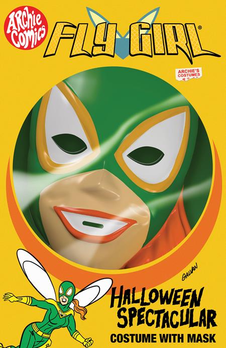 ARCHIES HALLOWEEN SPECTACULAR (ONE SHOT) COVER F BILL GALVAN FOIL FLY-GIRL MASK VARIANT