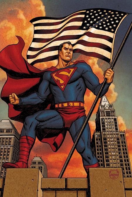 SUPERMAN THE STRANGER #1 (OF 6) COVER B DAVE JOHNSON CARD STOCK VARIANT (MR)