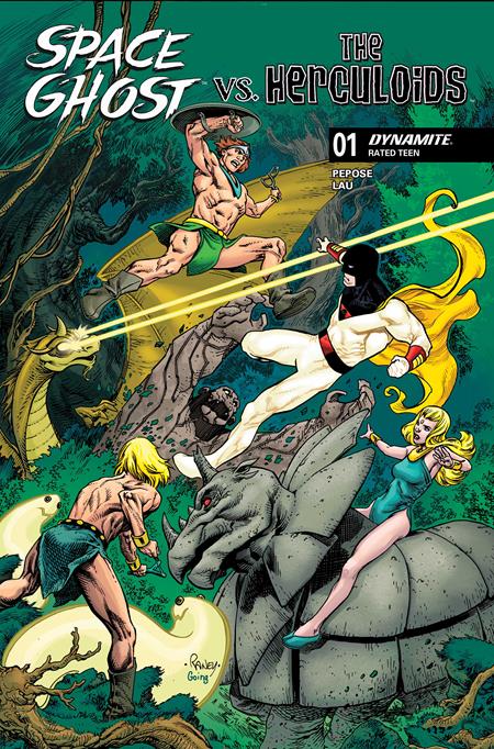 SPACE GHOST VS THE HERCULOIDS #1 COVER E TOM RANEY VARIANT
