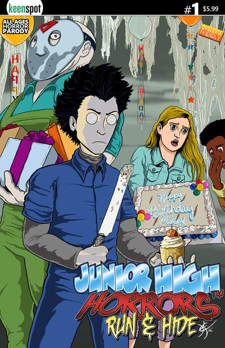 JUNIOR HIGH HORRORS RUN & HIDE #1 (ONE SHOT) COVER C ERIC KENT BIRTHDAY PARTY VARIANT