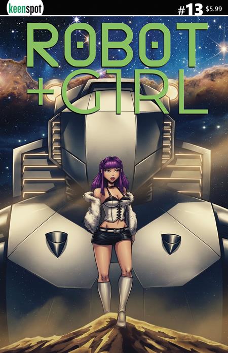 ROBOT + GIRL #13 COVER A MIKE WHITE