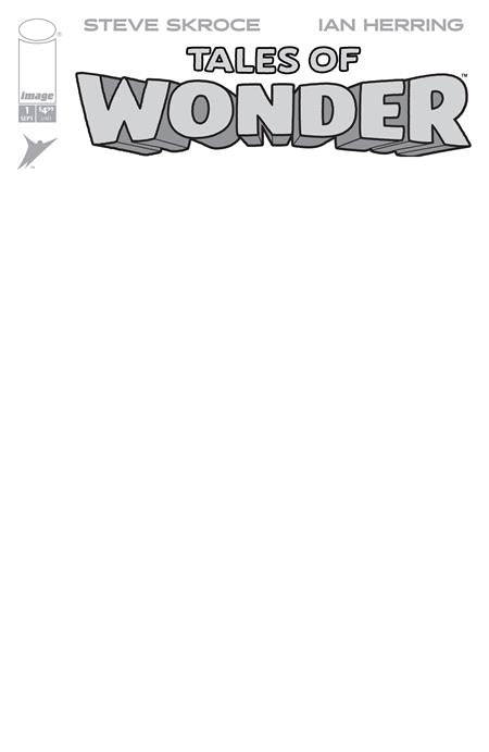 TALES OF WONDER #1 (OF 5) COVER G BLANK SKETCH VARIANT