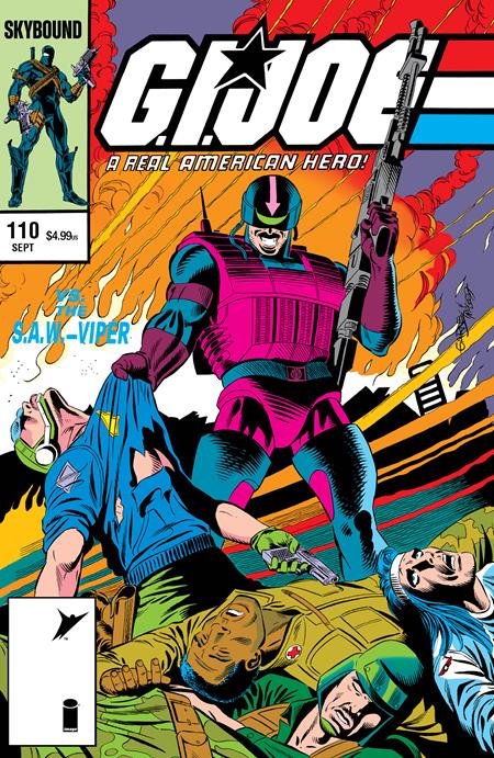 GI JOE A REAL AMERICAN HERO #110 HAMA FILES EDITION COVER C RON GARNEY & BOB MCLEOD FOIL VARIANT