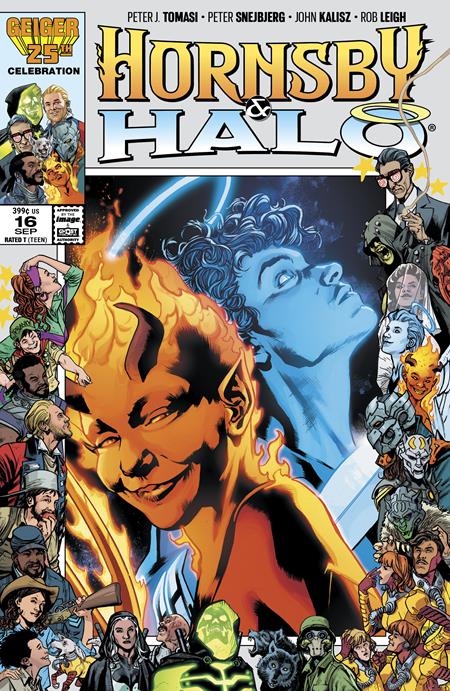 HORNSBY & HALO #16 COVER B BRYAN HITCH & BRAD ANDERSON GEIGER #25 ANNIVERSARY VARIANT